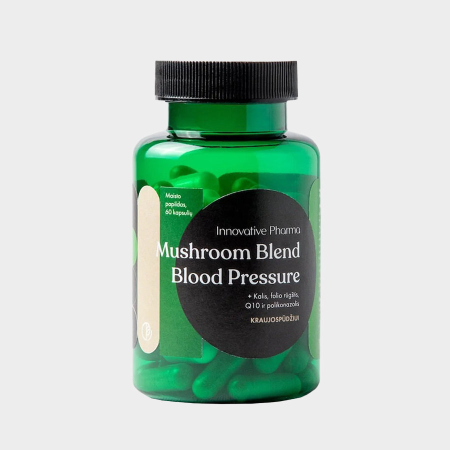 Funkcinių grybų mišinys KRAUJOSPŪDŽIUI (60 kaps.)