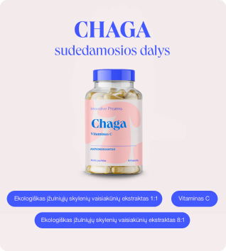 chaga functional mushrooms (30 caps.)
