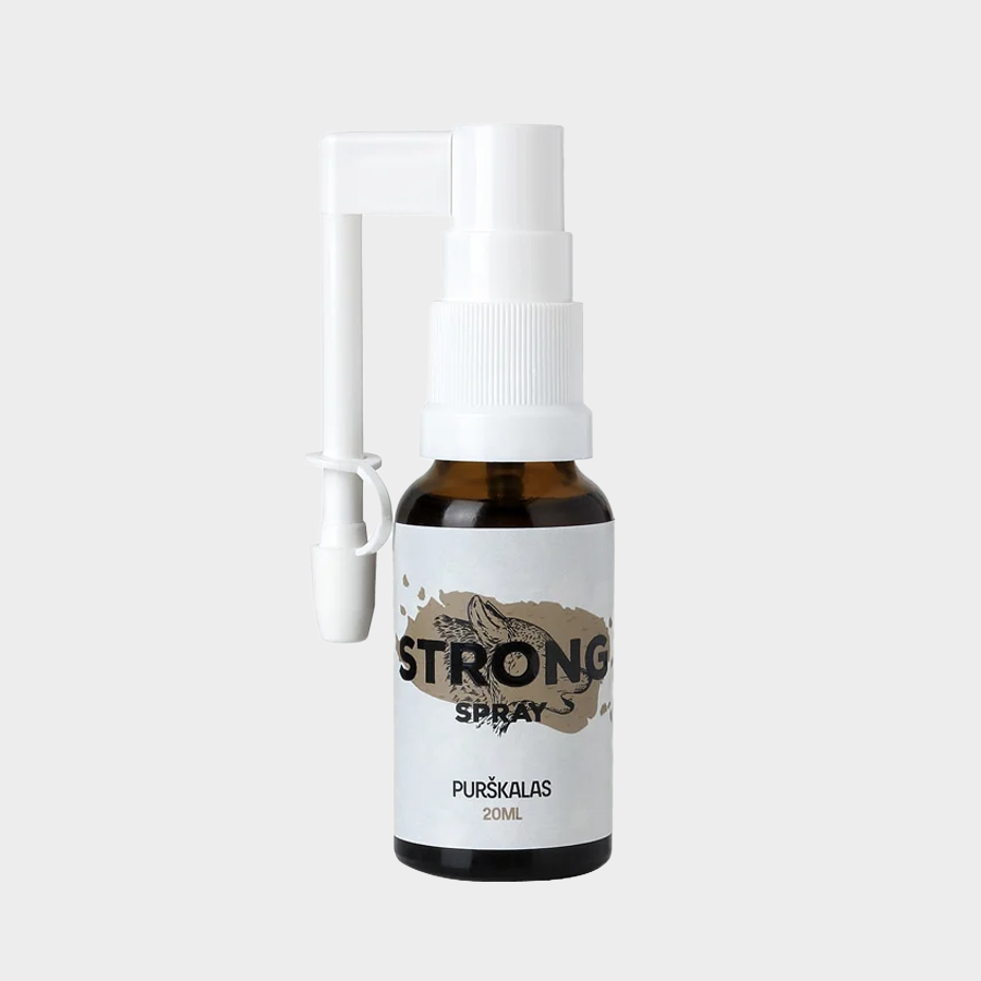 Strong purškalas išsausėjusiai ir skaudančiai gerklei (20 ml)