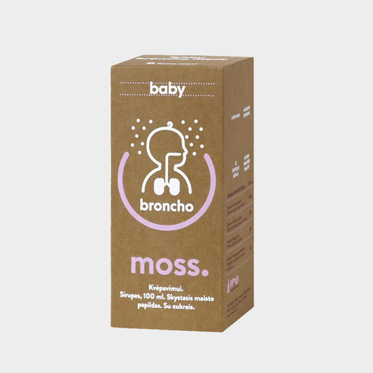 BronchoMoss Baby sirupas kvėpavimo takams (100 ml)