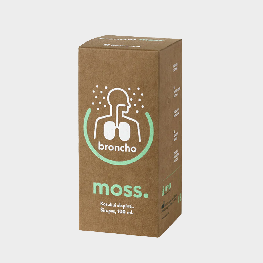 BronchoMoss sirupas atsikosėjimui (100 ml)