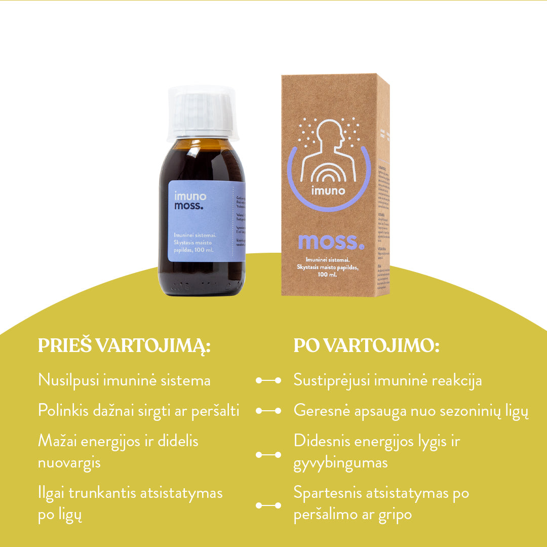 ImunoMoss mikstūra imunitetui (100 ml)