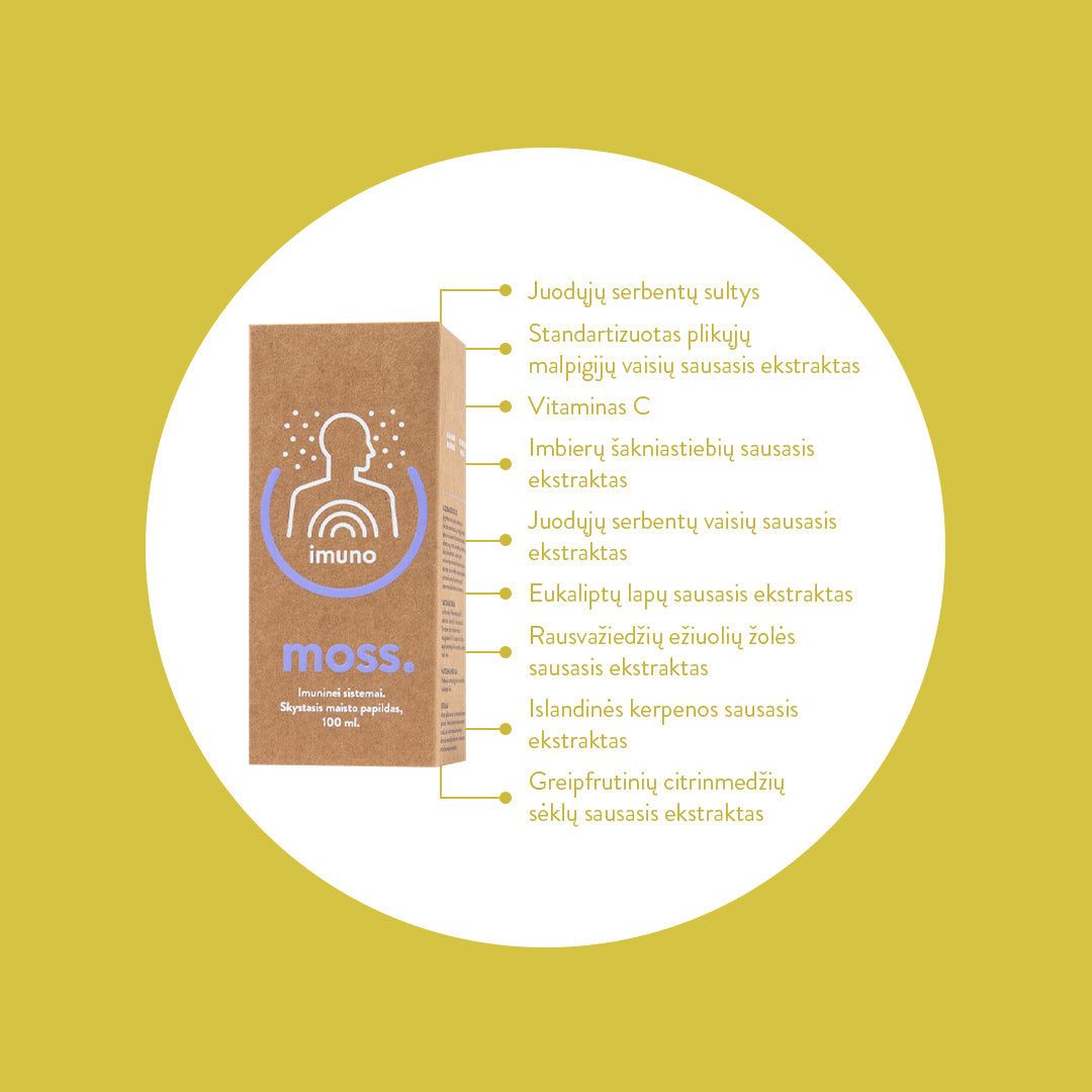 ImunoMoss mikstūra imunitetui (100 ml)