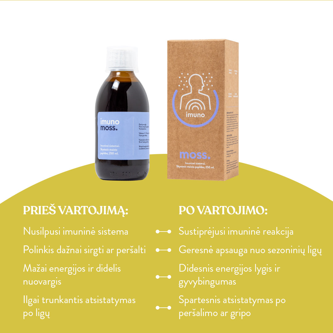 ImunoMoss mikstūra imunitetui (250 ml)