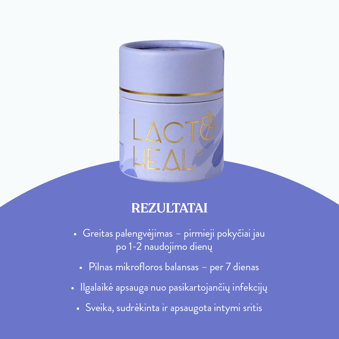LactoHeal makšties ovulės, N7