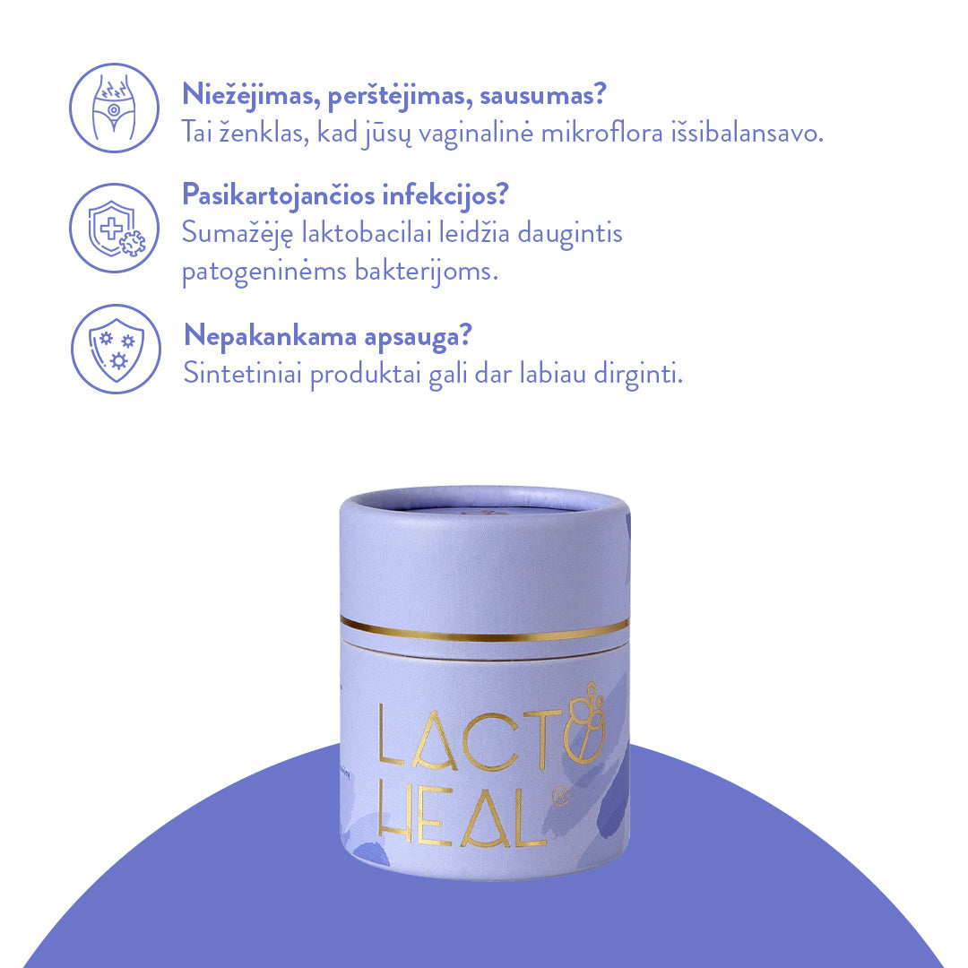 LactoHeal makšties ovulės, N7