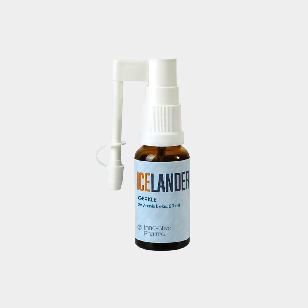 Icelander purškalas skaudančiai gerklei (20 ml)