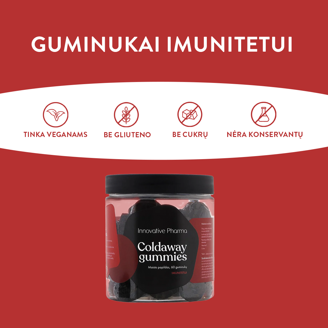 Guminukai imunitetui (60 guminukų)