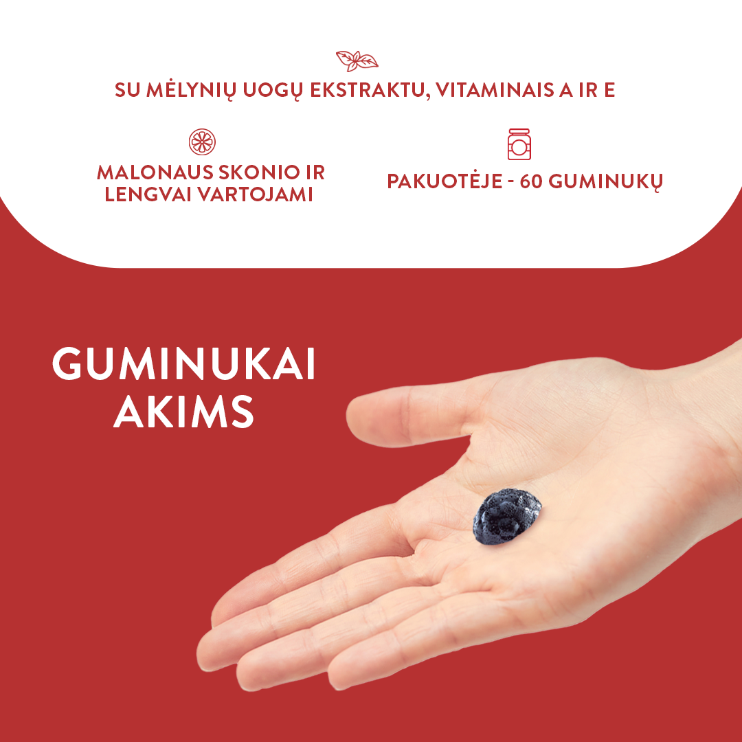 Guminukai akims (60 guminukų)