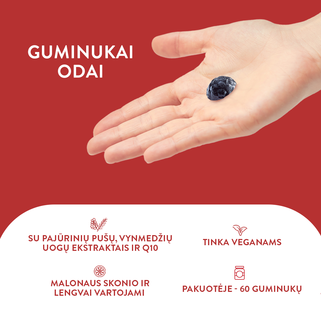 Guminukai odai (60 guminukų)