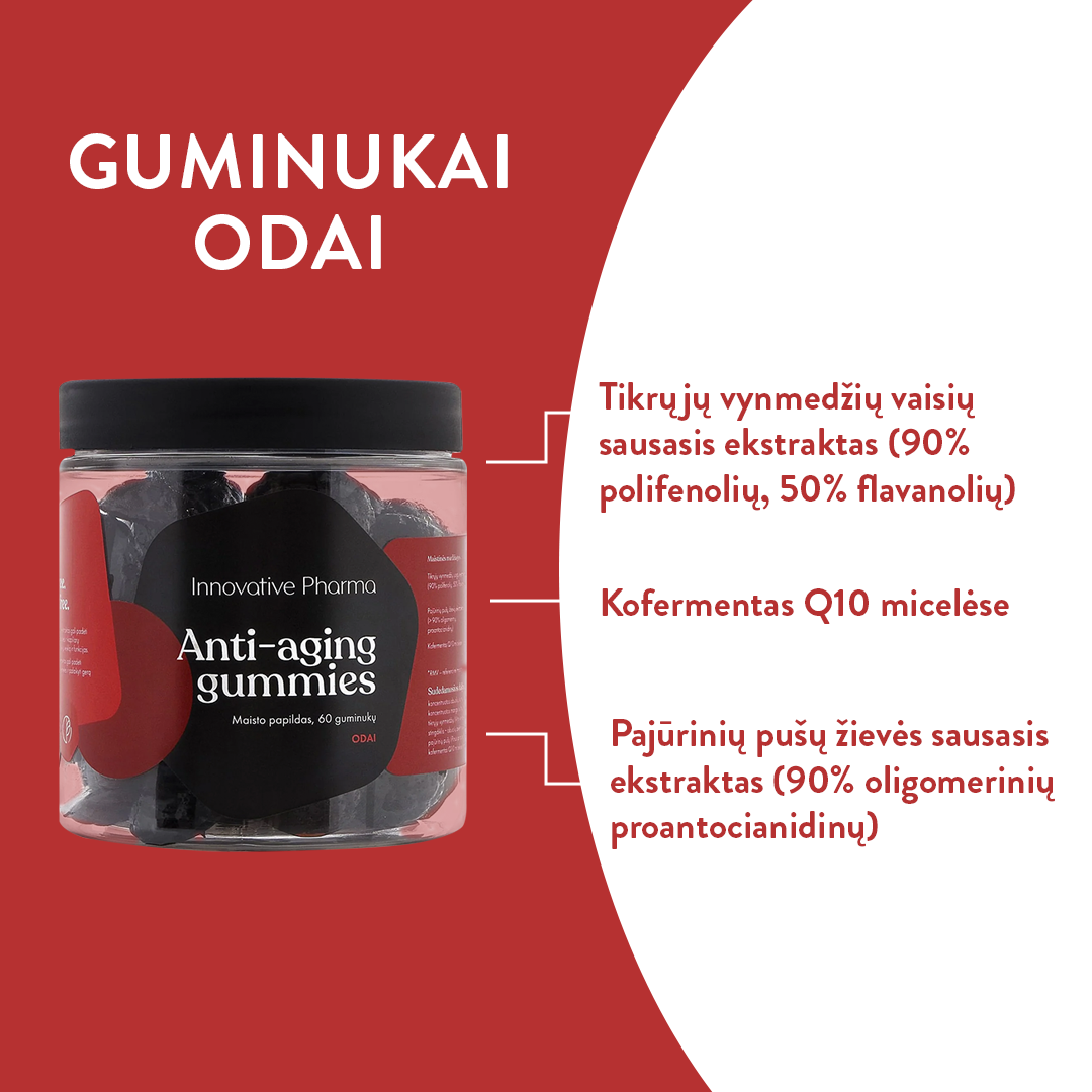 Guminukai odai (60 guminukų)