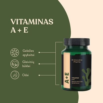 Vitaminai A + E