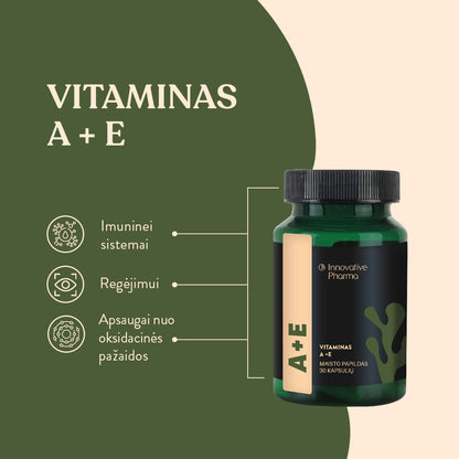 Vitaminai A + E