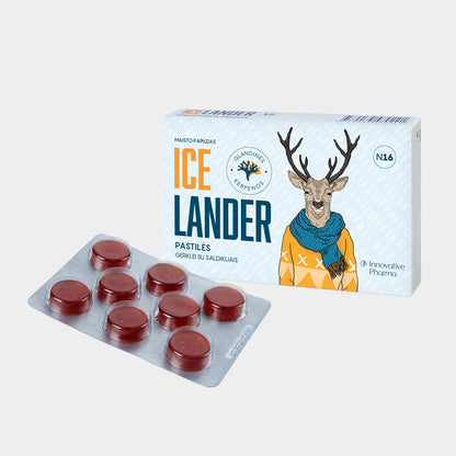 Icelander pastilės skaudančiai gerklei (16 vnt.)
